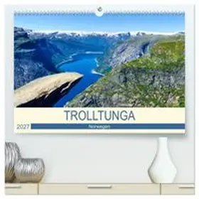 CALVENDO / Berger |  Trolltunga (hochwertiger Premium Wandkalender 2027 DIN A2 quer), Kunstdruck in Hochglanz | Sonstiges |  Sack Fachmedien