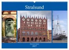 CALVENDO / Becker |  Stralsund - Perle der Ostsee (Wandkalender 2027 DIN A2 quer), CALVENDO Monatskalender | Sonstiges |  Sack Fachmedien