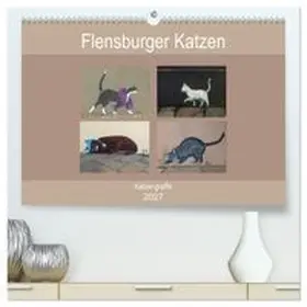 CALVENDO / Busch | Flensburger Katzen (hochwertiger Premium Wandkalender 2027 DIN A2 quer), Kunstdruck in Hochglanz | Sonstiges | 978-3-569-71812-8 | www.sack.de