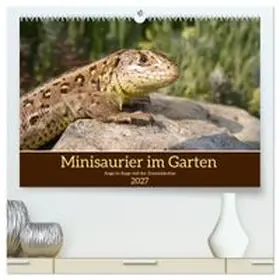 CALVENDO / Becker |  Minisaurier im Garten (hochwertiger Premium Wandkalender 2027 DIN A2 quer), Kunstdruck in Hochglanz | Sonstiges |  Sack Fachmedien