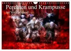 CALVENDO / Fiedler |  Perchten und Krampusse im Voralpenland (Wandkalender 2027 DIN A4 quer), CALVENDO Monatskalender | Sonstiges |  Sack Fachmedien