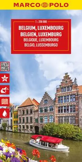  MARCO POLO Reisekarte Belgien, Luxemburg 1:250.000 | Sonstiges |  Sack Fachmedien