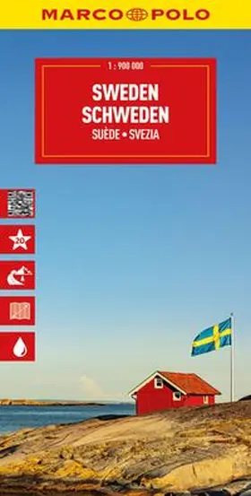  MARCO POLO Reisekarte Schweden 1:900.000 | Sonstiges |  Sack Fachmedien