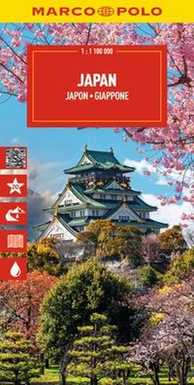  MARCO POLO Reisekarte Japan 1:1,1 Mio. | Sonstiges |  Sack Fachmedien
