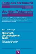 Borger / Hinz / Römer |  Historisch-chronologische Texte I | Buch |  Sack Fachmedien