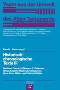 Conrad / Delsman / Kaplony-Heckel |  Historisch-chronologische Texte III | Buch |  Sack Fachmedien