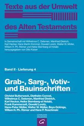 Butterweck / Ockinga / Conrad |  Grab-,  Sarg-, Votiv- und Bauinschriften | Buch |  Sack Fachmedien