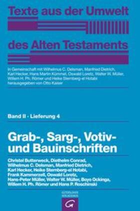 Butterweck / Ockinga / Conrad | Grab-,  Sarg-, Votiv- und Bauinschriften | Buch | 978-3-579-00069-5 | sack.de