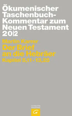 Karrer |  Der Brief an die Hebräer | Buch |  Sack Fachmedien