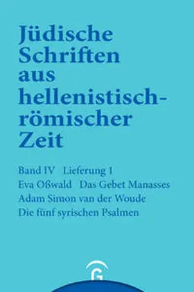 Osswald / Woude | Das Gebet Manasses. Die fünf syrischen Psalmen | Buch | 978-3-579-03941-1 | www.sack.de