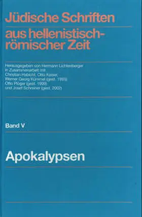  Jüdische Schriften aus hellenistisch-römischer Zeit, Bd 5: Apokalypsen / Einbanddecke zu den Lieferungen 1-9 | Buch |  Sack Fachmedien