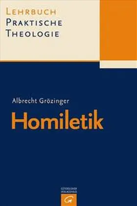 Grözinger |  Homiletik | Buch |  Sack Fachmedien