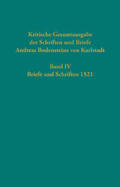 Kaufmann / Karlstadt |  Kritische Gesamtausgabe der Schriften und Briefe Andreas Bod | Buch |  Sack Fachmedien