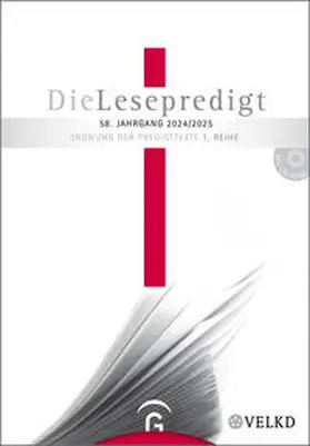 Schaede |  Die Lesepredigt, Perikopenreihe I / Die Lesepredigt 2024/2025 | Buch |  Sack Fachmedien