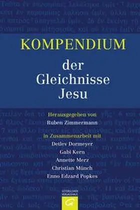 Zimmermann |  Kompendium der Gleichnisse Jesu | Buch |  Sack Fachmedien