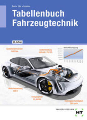 Bell / Elbl / Schüler | Tabellenbuch Fahrzeugtechnik | Buch | sack.de