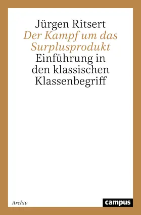 Ritsert |  Der Kampf um das Surplusprodukt | Buch |  Sack Fachmedien