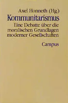 Honneth |  Kommunitarismus | Buch |  Sack Fachmedien