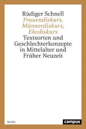 Schnell |  Frauendiskurs, Männerdiskurs, Ehediskurs | Buch |  Sack Fachmedien