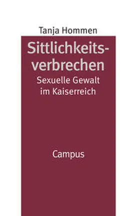 Hommen |  Sittlichkeitsverbrechen | Buch |  Sack Fachmedien