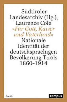 Cole |  'Für Gott, Kaiser und Vaterland' | Buch |  Sack Fachmedien