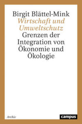 Blättel-Mink | Wirtschaft und Umweltschutz | Buch | 978-3-593-36856-6 | sack.de