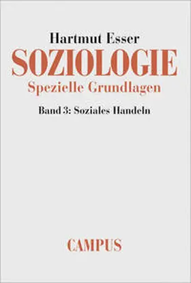 Esser |  Soziologie. Spezielle Grundlagen | Buch |  Sack Fachmedien