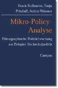 Nullmeier / Pritzlaff / Wiesner |  Mikro-Policy-Analyse | Buch |  Sack Fachmedien