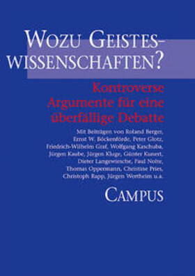 Keisinger / Seischab / Müller | Wozu Geisteswissenschaften? | Buch | 978-3-593-37336-2 | sack.de