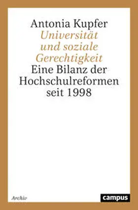 Kupfer |  Universität und soziale Gerechtigkeit | Buch |  Sack Fachmedien