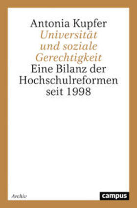 Kupfer | Universität und soziale Gerechtigkeit | Buch | 978-3-593-37602-8 | sack.de