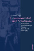 zur Nieden |  Homosexualität und Staatsräson | Buch |  Sack Fachmedien
