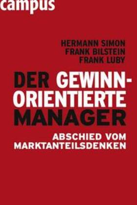 Simon / Bilstein / Luby |  Der gewinnorientierte Manager | Buch |  Sack Fachmedien