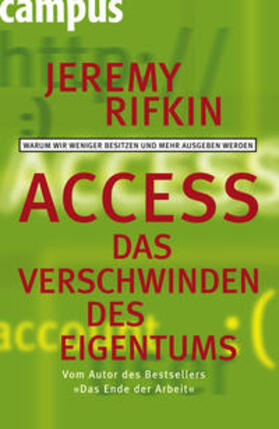 Rifkin |  Rifkin, J: Access - Das Verschwinden des Eigentums | Buch |  Sack Fachmedien
