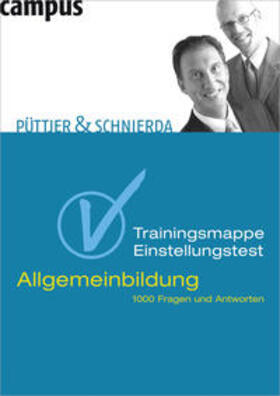 Püttjer / Schnierda | Trainingsmappe Einstellungstest Allgemeinbildung | Buch | 978-3-593-38518-1 | sack.de