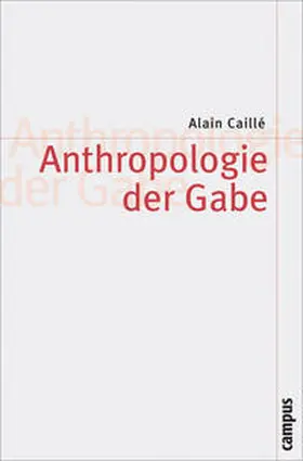 Adloff / Papilloud / Caillé | Anthropologie der Gabe | Buch | 978-3-593-38642-3 | sack.de