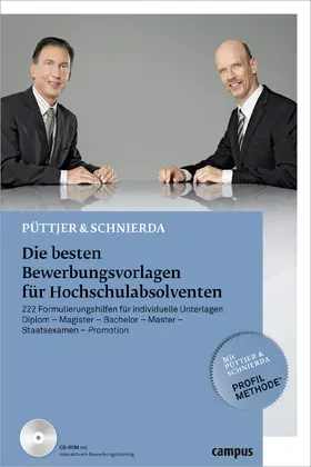 Püttjer / Schnierda |  Die besten Bewerbungsvorlagen für Hochschulabsolventen | Buch |  Sack Fachmedien
