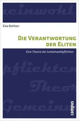 Bohlken |  Die Verantwortung der Eliten | Buch |  Sack Fachmedien
