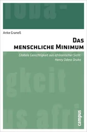 Graneß |  Das menschliche Minimum | Buch |  Sack Fachmedien