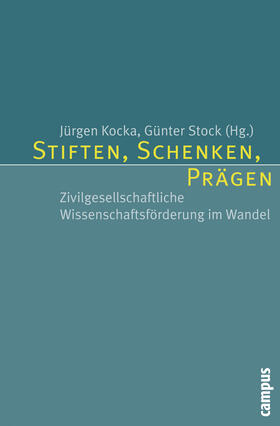 Kocka / Stock |  Stiften, Schenken, Prägen | Buch |  Sack Fachmedien