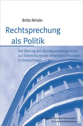 Rehder |  Rechtsprechung als Politik | Buch |  Sack Fachmedien