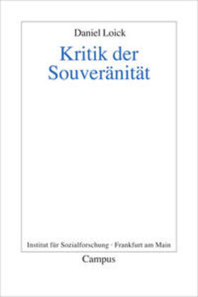 Loick |  Loick, D: Kritik der Souveränität | Buch |  Sack Fachmedien