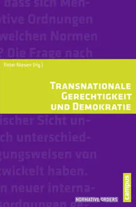 Niesen |  Transnationale Gerechtigkeit und Demokratie | Buch |  Sack Fachmedien