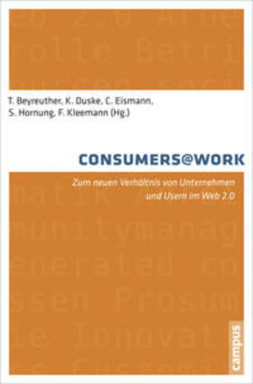 Beyreuther / Duske / Eismann |  consumers@work | Buch |  Sack Fachmedien