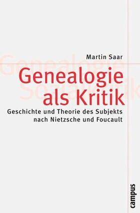 Saar | Genealogie als Kritik | E-Book | sack.de