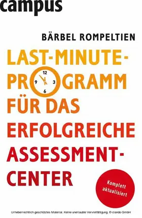 Rompeltien | Last-Minute-Programm für das erfolgreiche Assessment-Center | E-Book | sack.de