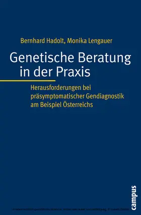 Hadolt / Lengauer | Genetische Beratung in der Praxis | E-Book | sack.de