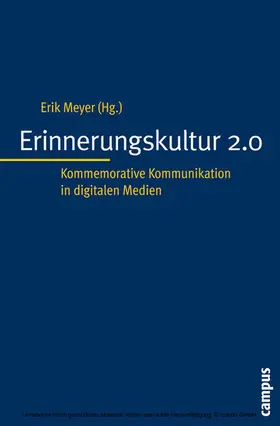 Meyer |  Erinnerungskultur 2.0 | eBook | Sack Fachmedien