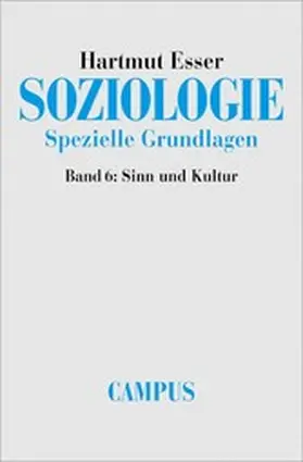 Esser |  Soziologie. Spezielle Grundlagen | eBook | Sack Fachmedien