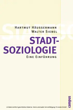 Häußermann / Siebel |  Stadtsoziologie | eBook | Sack Fachmedien